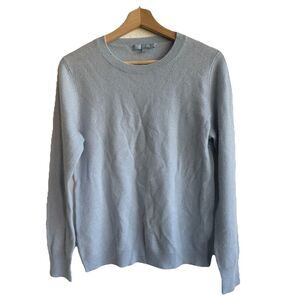 Antonio Melanie cashmere Pullover Blue Classic Preppy Sweater M